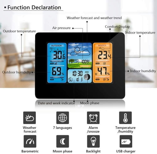 Wireless Weather Station with Outdoor Sensor